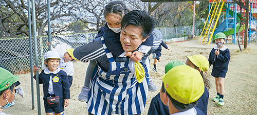 男女共学で時代のニーズに合わせた保育者としての学びを体験