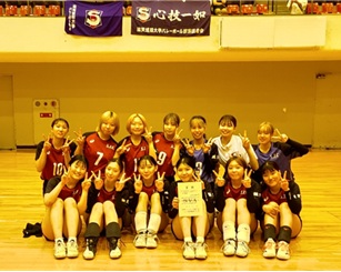 バレーボール部　準優勝！